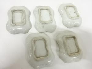 古伊万里 染付 こんにゃく印判 豆皿 5客 | 宗 sou::お茶道具・着物のお店